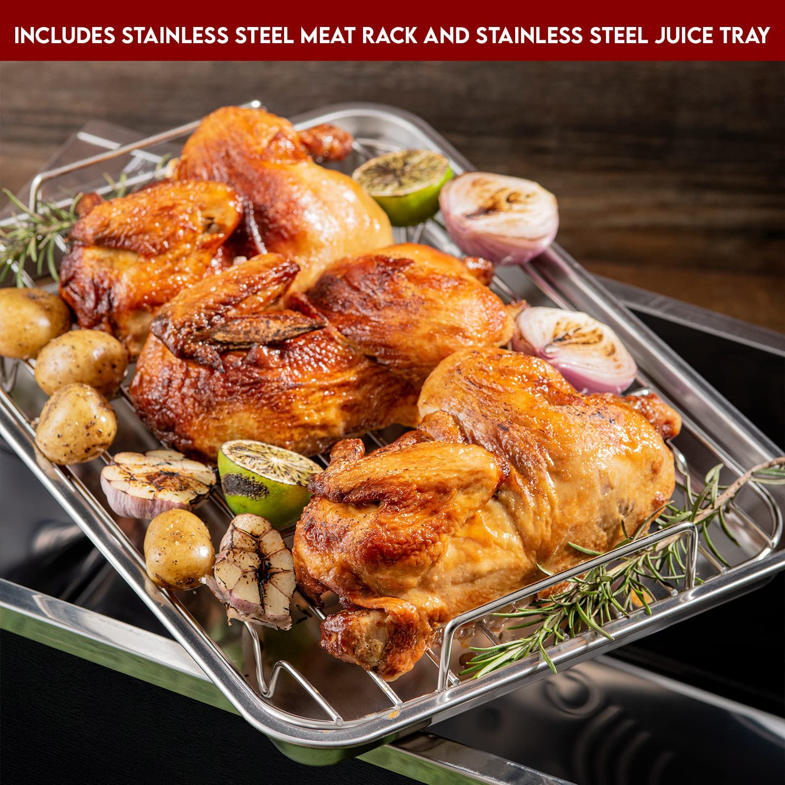 Grillcorp Caja China SMALL, Roasting Box - 2 in 1 System, Roasting