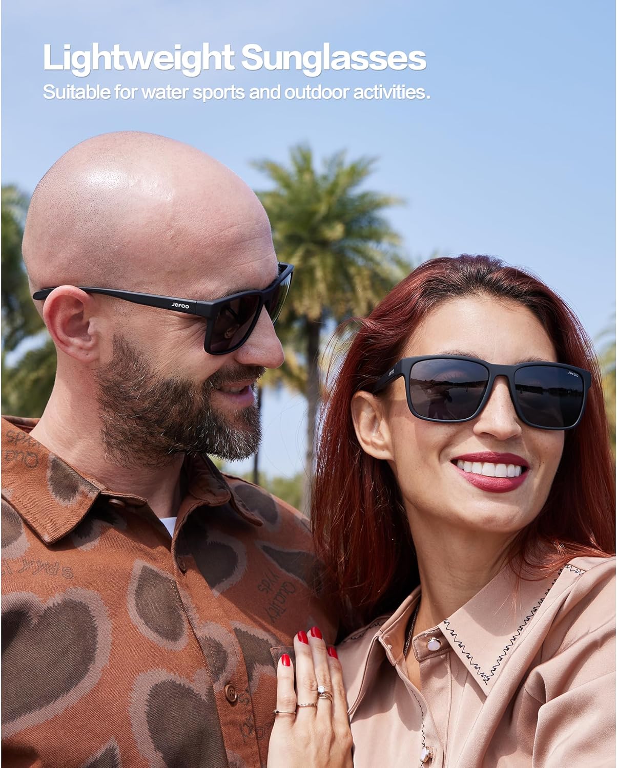 Jefoo Polarized Fishing Sunglasses for Men Women Kayaking Surfing Driving Lightweight Sports Sun Glasses UV Protection - Image 2