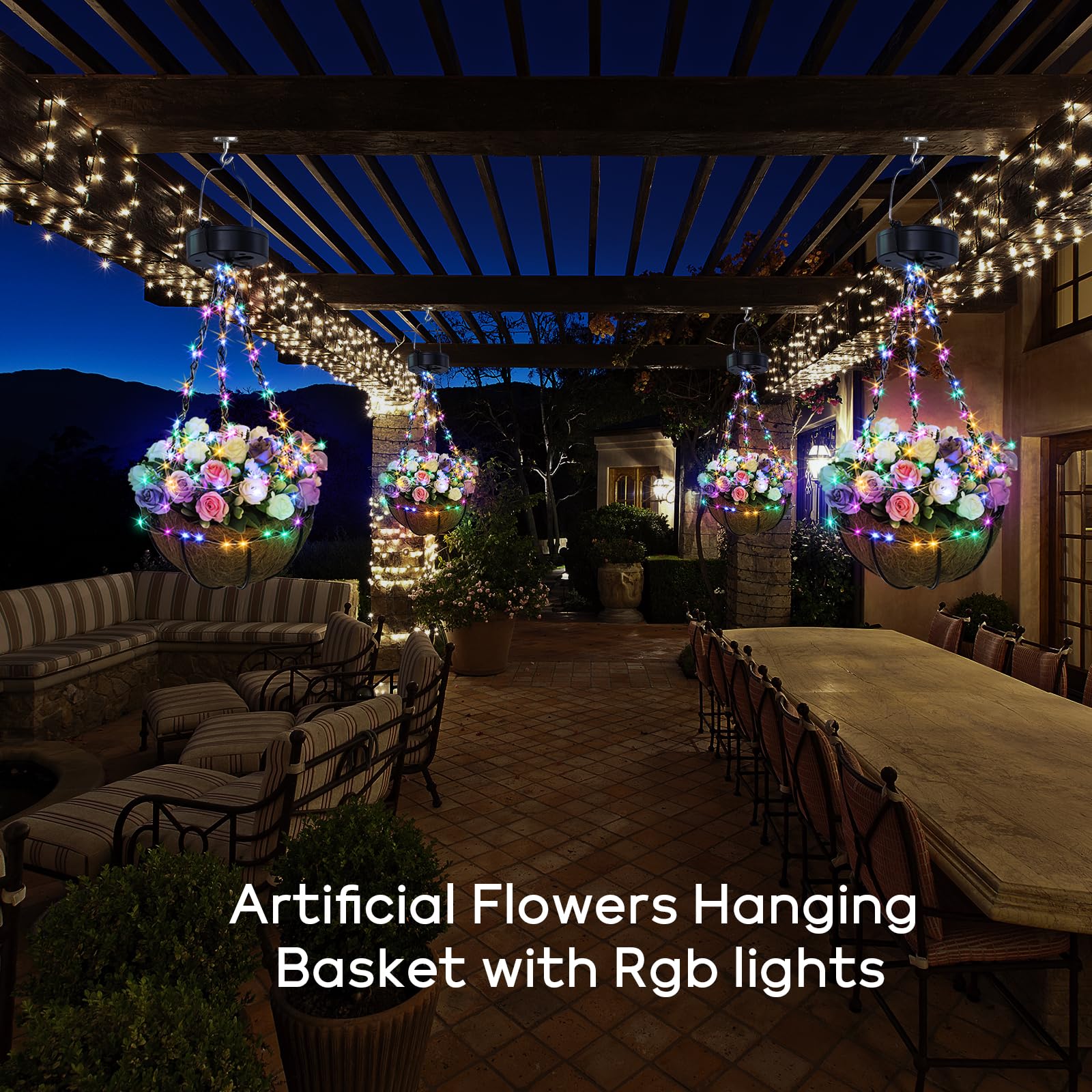 Lot De 25 Paquets De Fleurs Artificielles Pour Décoration, 5 Couleurs, Résistantes Aux UV, Pour Extérieur, Intérieur, Jardin, Porche, Fenêtre, Décoration De Fête De Mariage