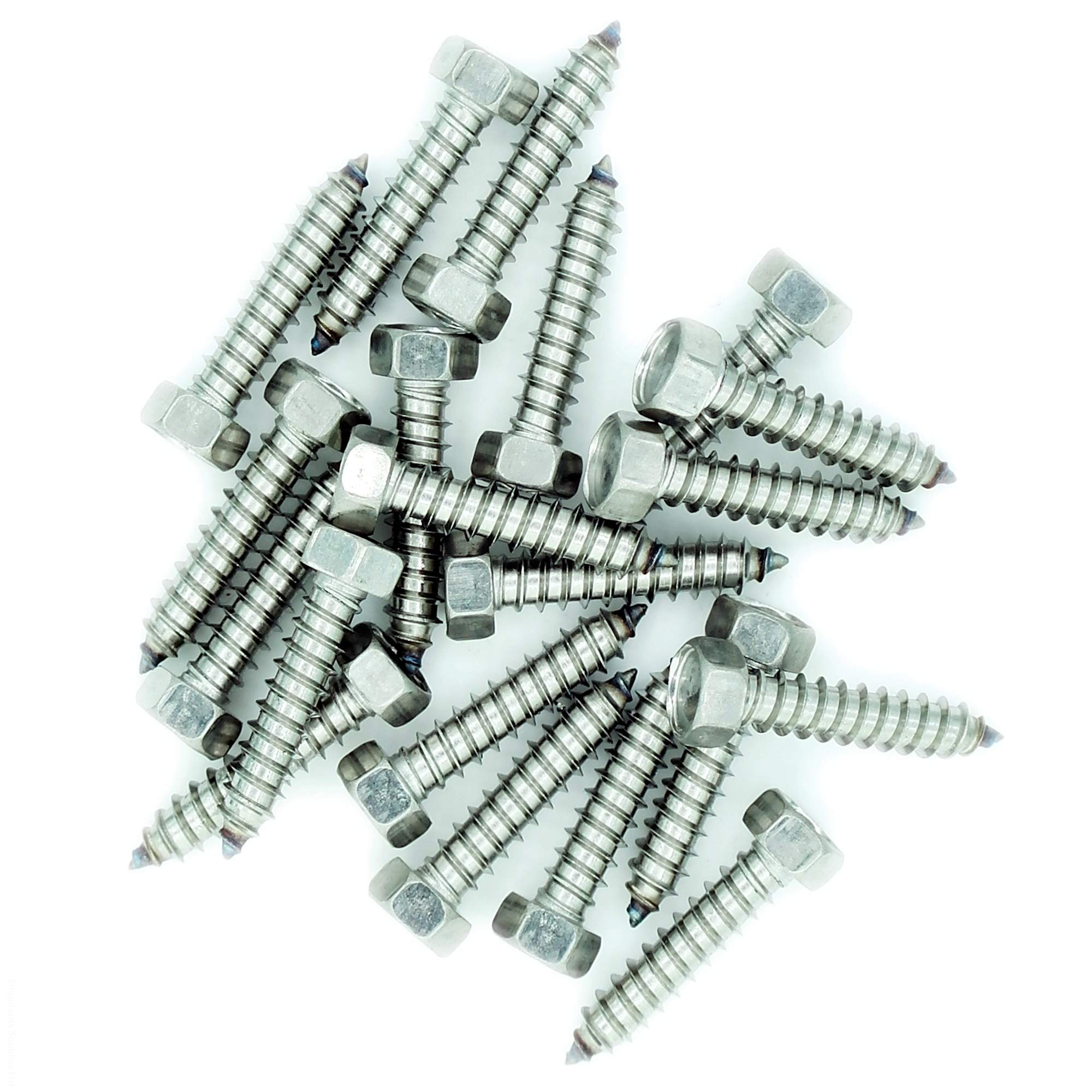 Singularity Supplies No.12 X 2.4 (5.5Mm X 60Mm) Hex Self-Tapping Screw - Stainless Steel (A2) (Pack Of 20)