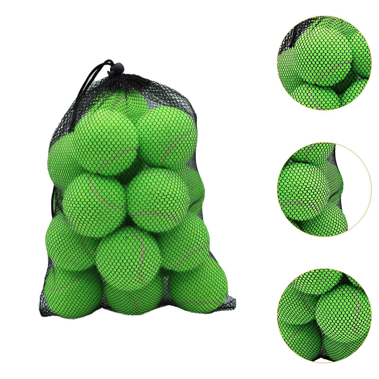 20 Stück Tennisbälle Übungsbälle Trainingsbälle Sportbälle aus Gummi Filz für Kinder Erwachsene Hunde Sportübungen Freizeit