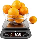 Greater Goods High Capacity Kitchen Scale, 10kg/22lb Capacity Food Scale for Bulk Cooking & Baking, Touch Controls, Hi-Def LCD, Stainless Steel Platform, Precise to 1g