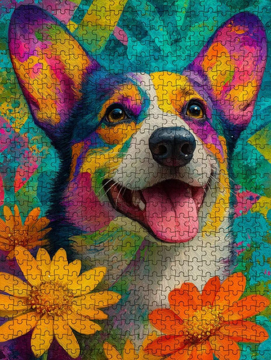 Fiori Cuccioli, 5000 Pezzi Puzzle Classici, per Adulti YHPGL6-437