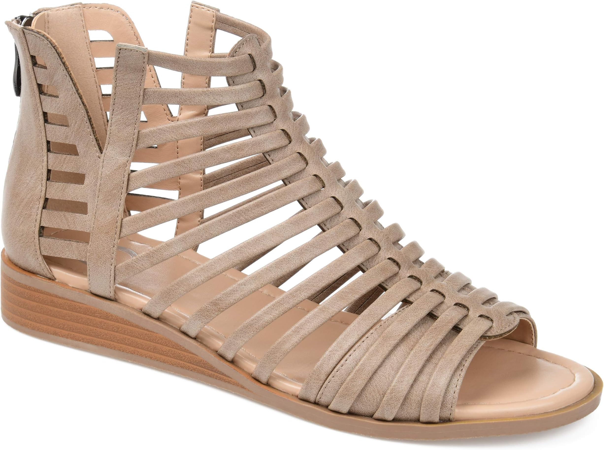 Journee CollectionJournee Women's Comfort Foam Delilah Sliver Wedge Sandals
