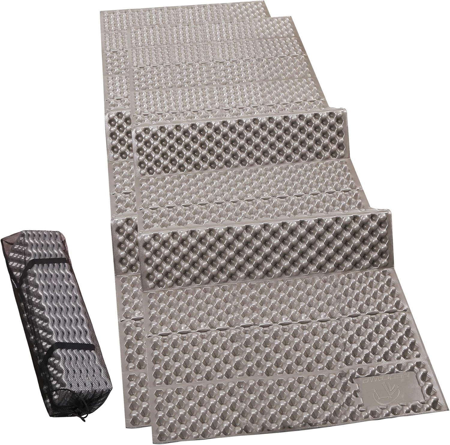 REDCAMP Closed Cell Foam Sleeping Pad for Camping, 22" Wide Lightweight Folding Camping Pad for Hiking Backpacking, 72"x22"x0.75", Grey 1 Pack : Sports & Outdoors
