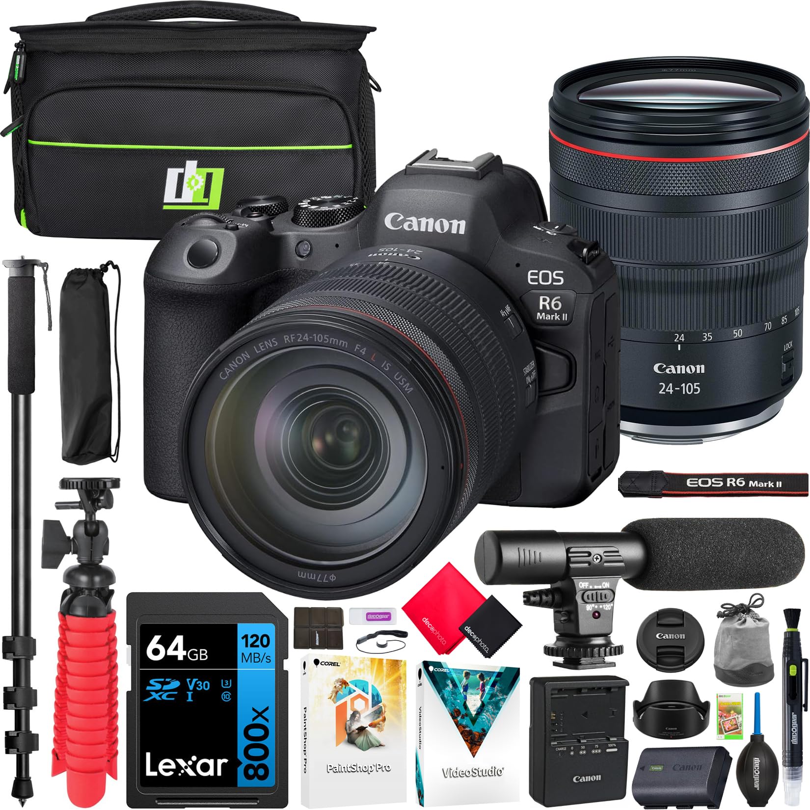 Amazon.com : Canon EOS R6 Mark II Full Frame Mirrorless Camera
