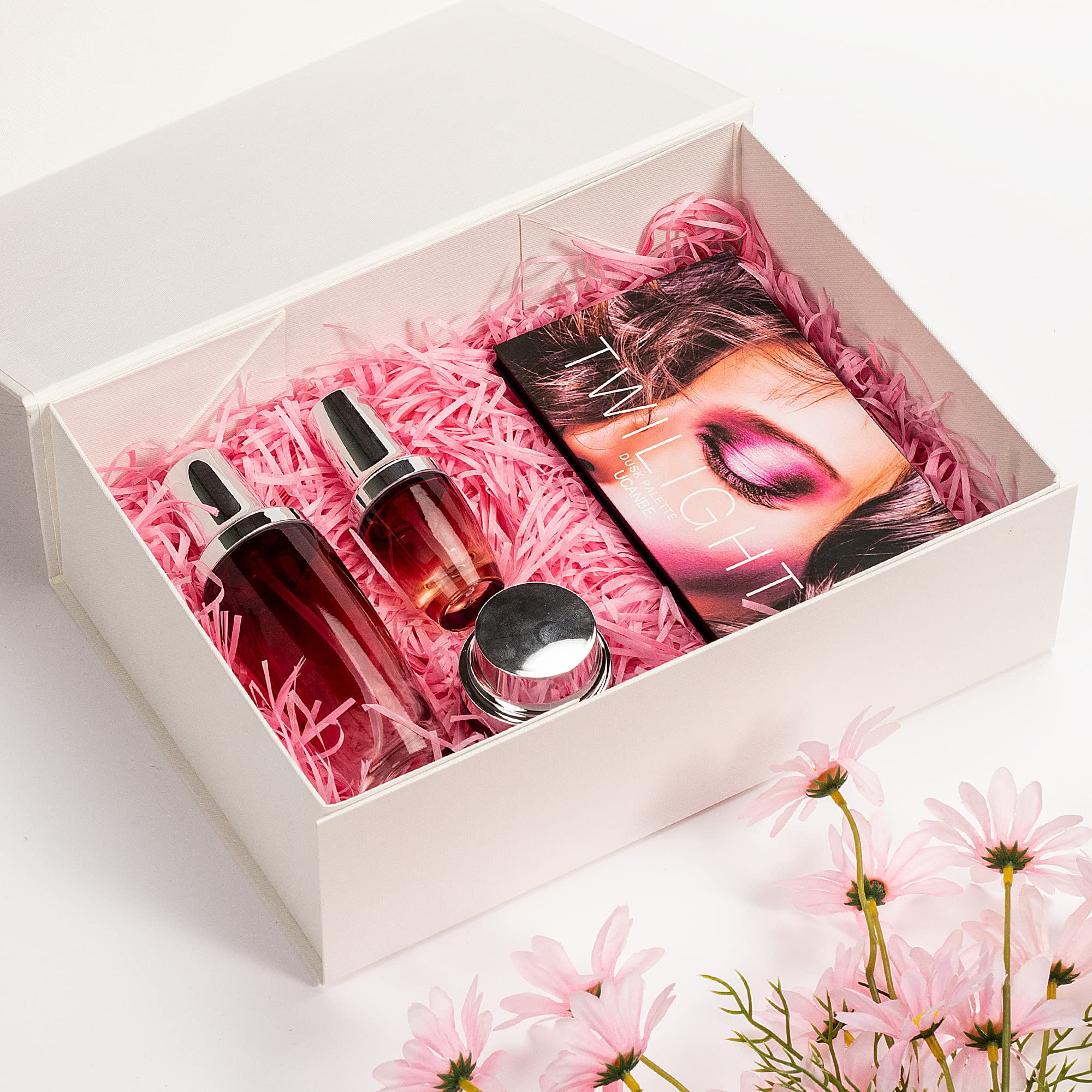 ADEL DREAM Faltende Geschenkbox für Kleidung (10 Stück, Groß Weiß)
