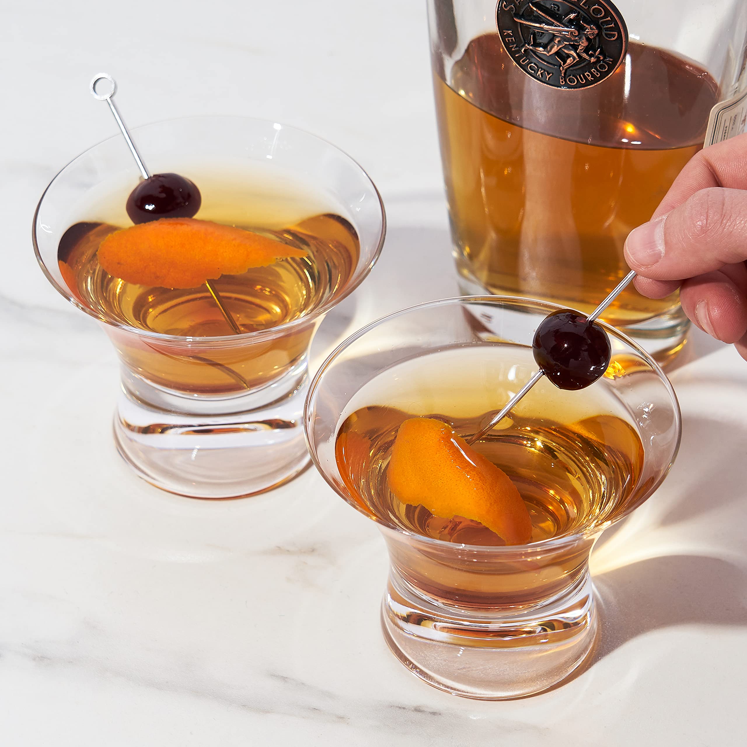 Professionelles Cocktail-Rührglas Aus Bleifreiem Kristall – Mundgeblasen, Mit Beschwertem Boden | Für Martini, Manhattan & Mehr