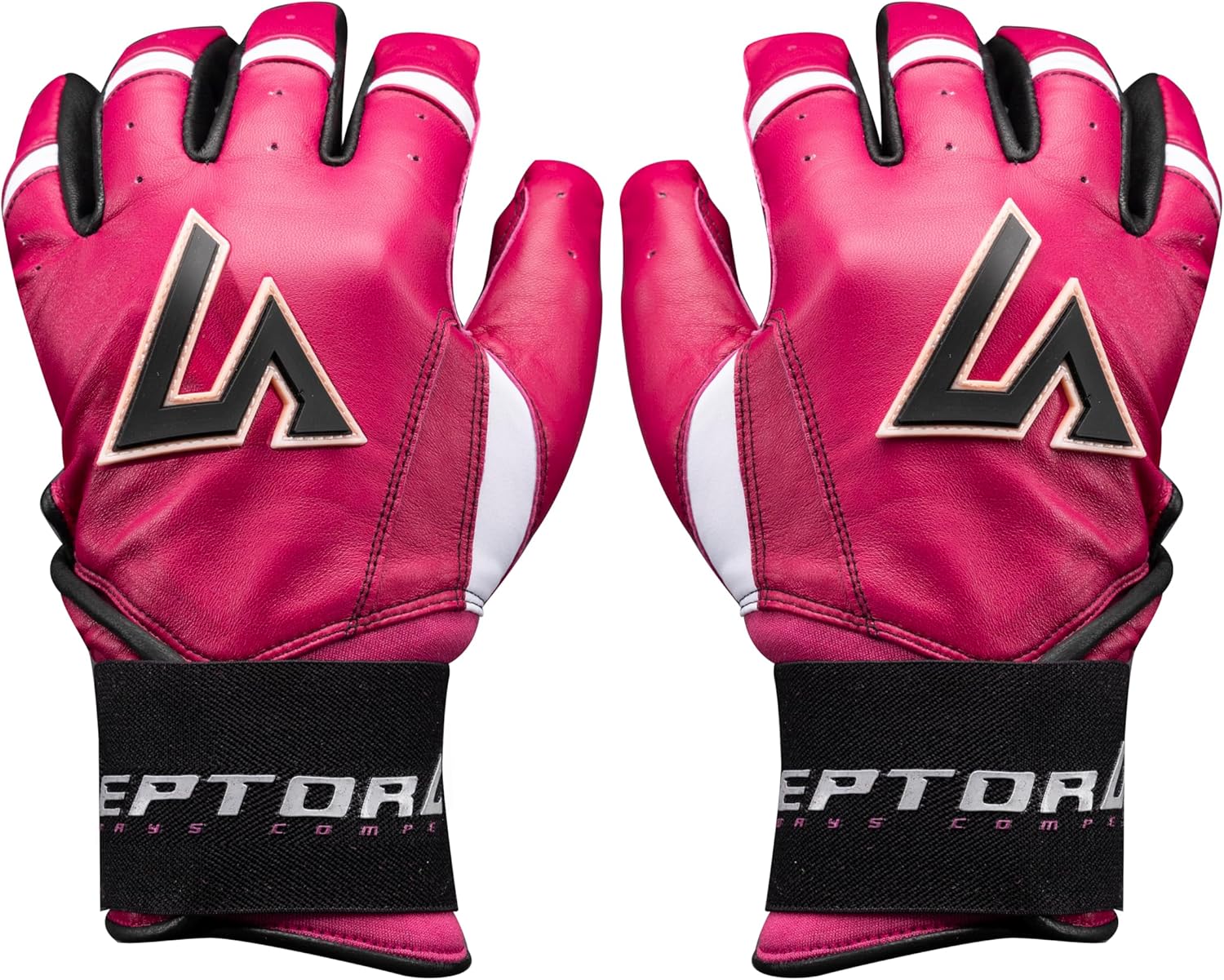 CEPTORS Batting Gloves - Premium Nappa Leather, Handcrafted, Water-Resistant - Durable Professional Baseball Gloves
