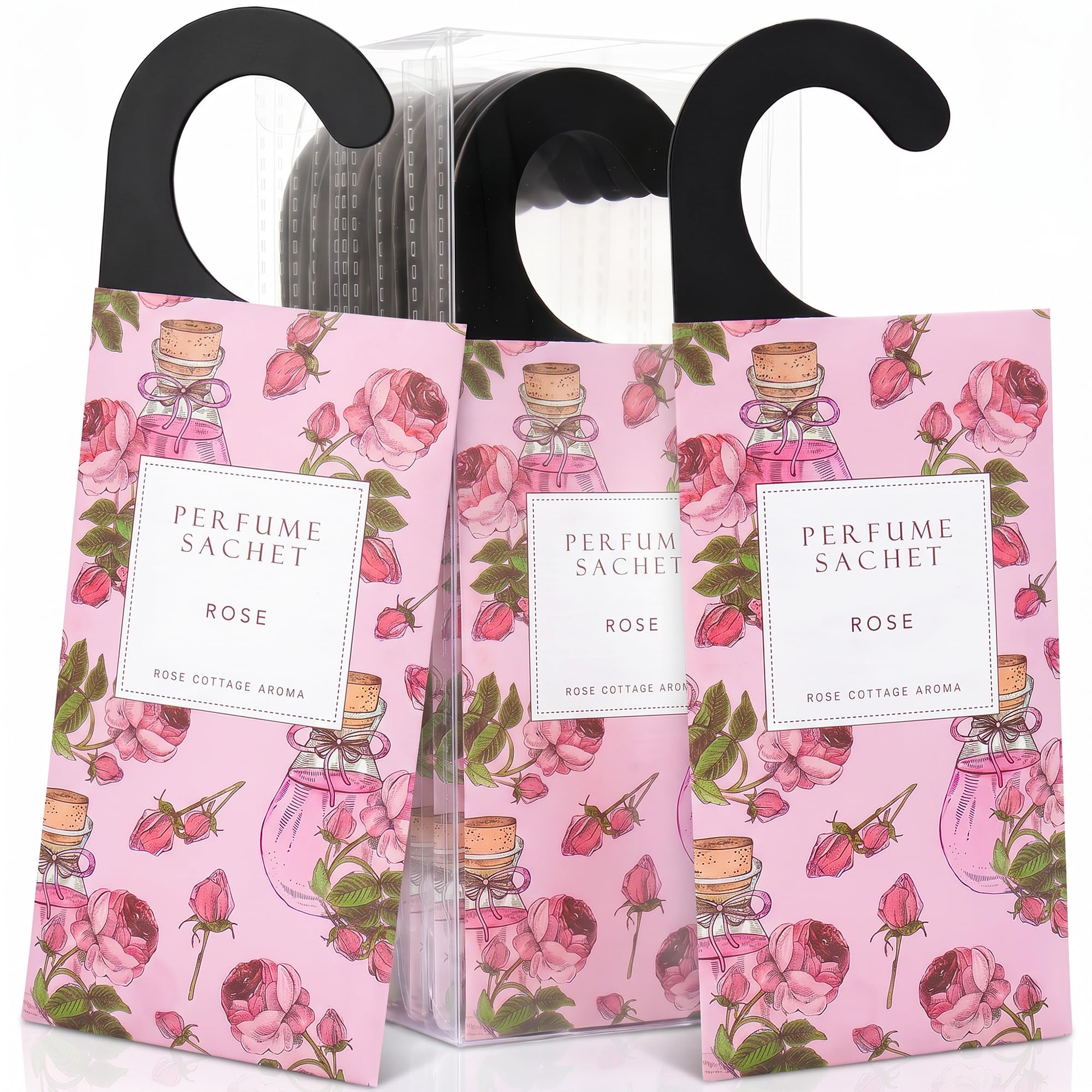 ROSE COTTAGE Rose Sachets 12 Pack