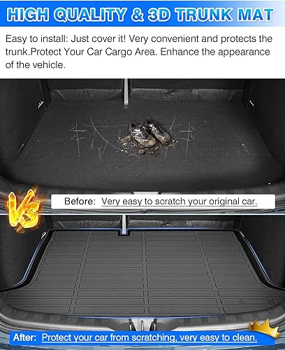 Miniatura 25 de Revestimiento de carga para Toyota RAV4 2013-2018 (sin modelos eléctricos o híbridos) para todo tipo de clima, para accesorios RAV4 resistentes