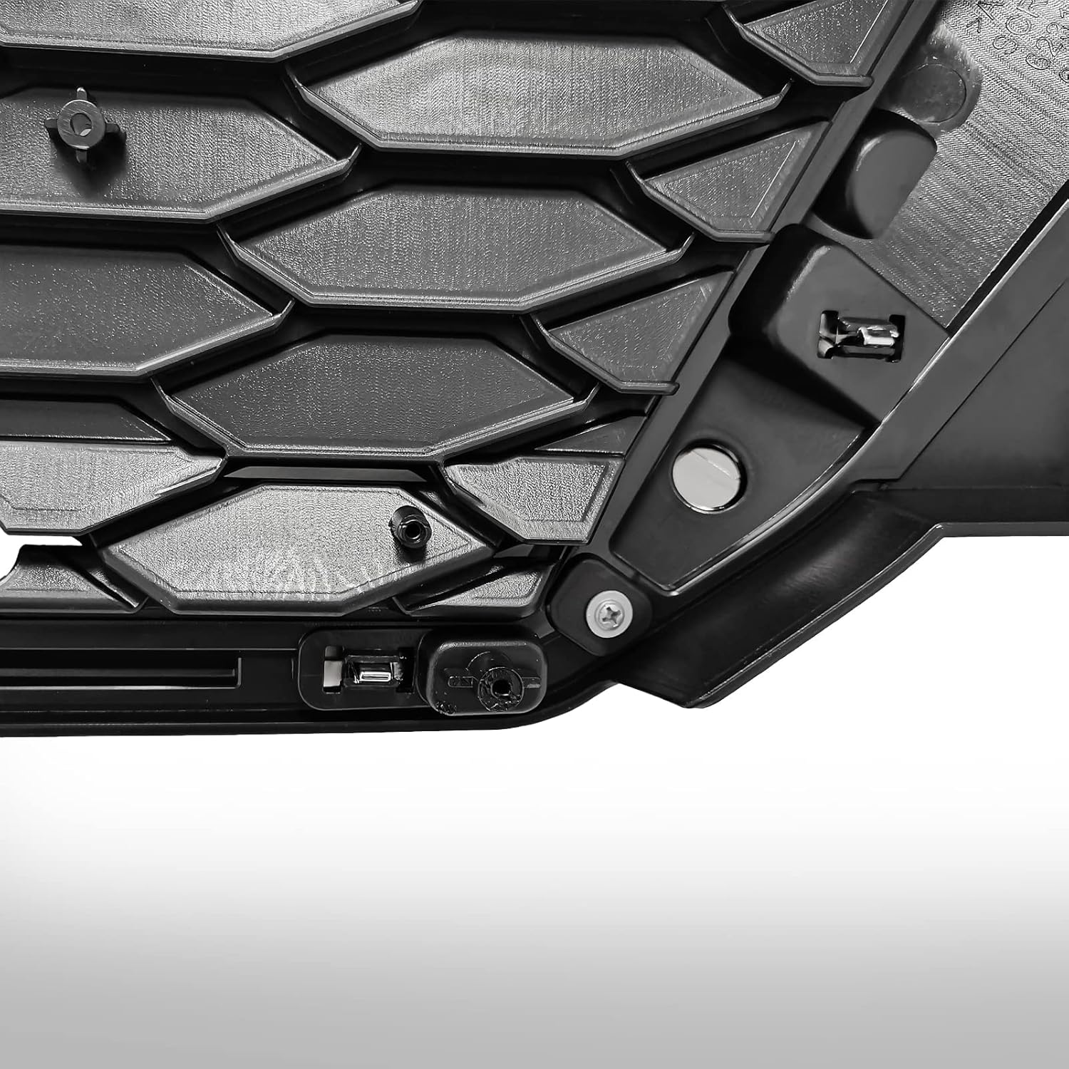 Front Bumper Black Grille Shroud with Chrome Trim Compatible with 2020 2021 For Nissan Sentra S SV SR Front Air Intake Grill Replacement 623106LB0A