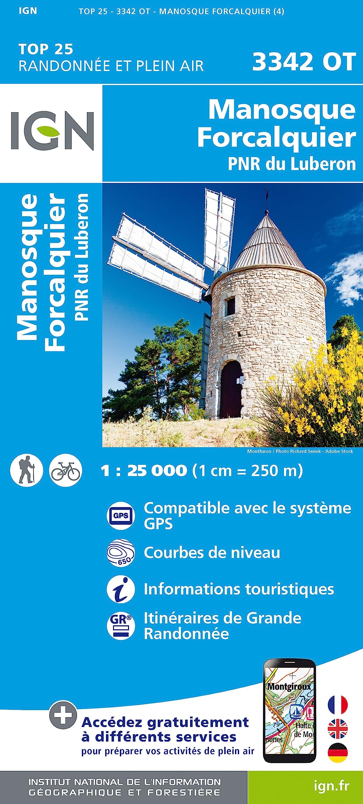 Manosque / Forcalquier / PNR du Luberon (3342OT) (TOP 25)