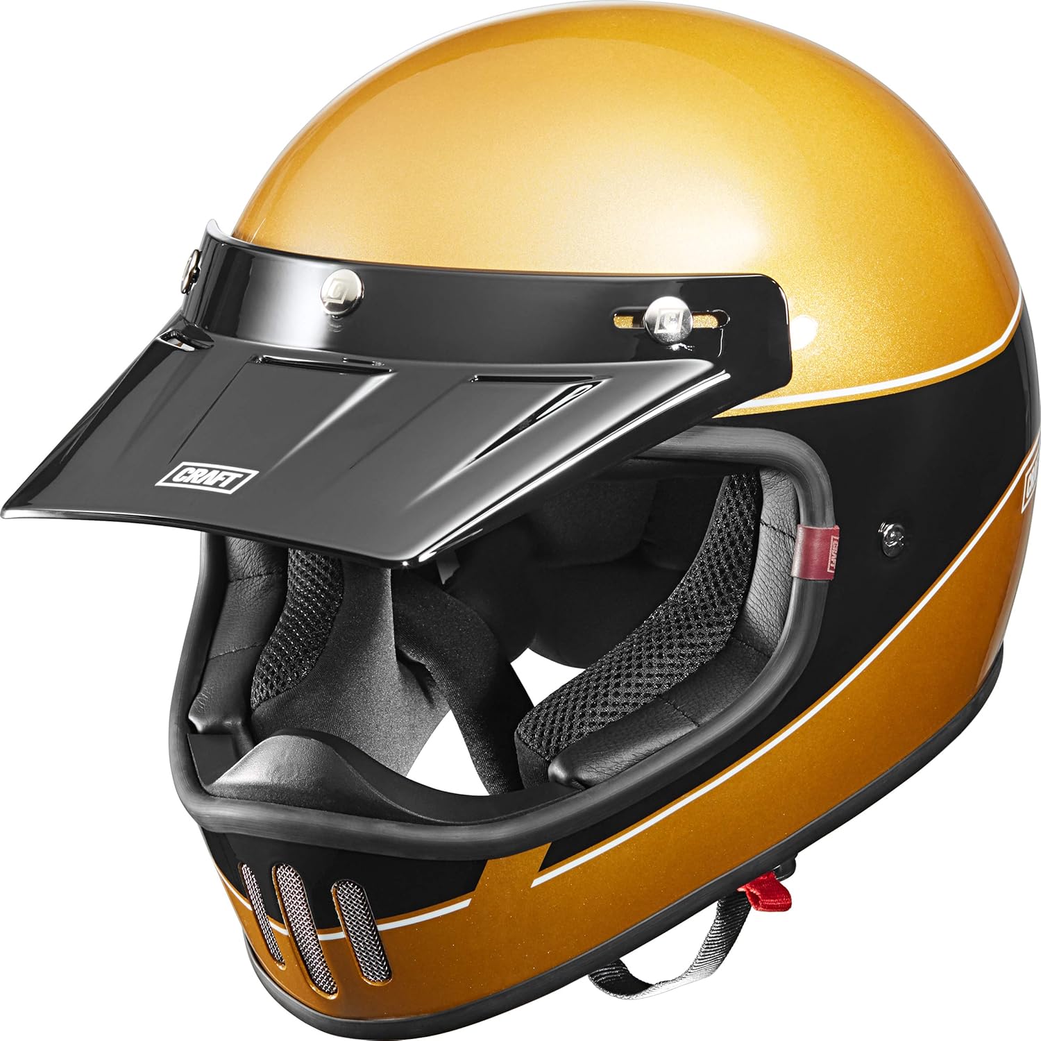 Craft motorhelm motorcross helm cross helm enduro helm MX-Line 1.0 - Retro  3C, unisex, kruising/offensief, het hele jaar door, thermoset, zwart/goud  decor, XXL : Amazon.nl: Auto \u0026 motor