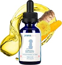 PranaPets Adrenal Balance for Dogs with Cushing’s | Naturally Relieves Symptoms of Adrenal Imbalance in Dogs | Herbal Formula for Balanced Adrenal Function