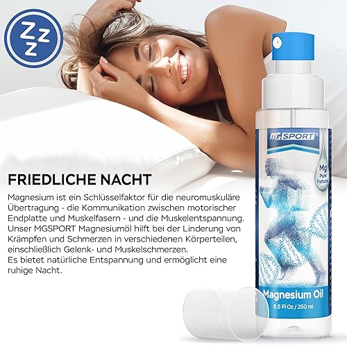 Miniatura 4 de Spray de aceite de magnesio puro – 8.5 onzas líquidas – Cloruro de magnesio 100% puro de alta absorción sin conservantes del Mar Muerto y agua