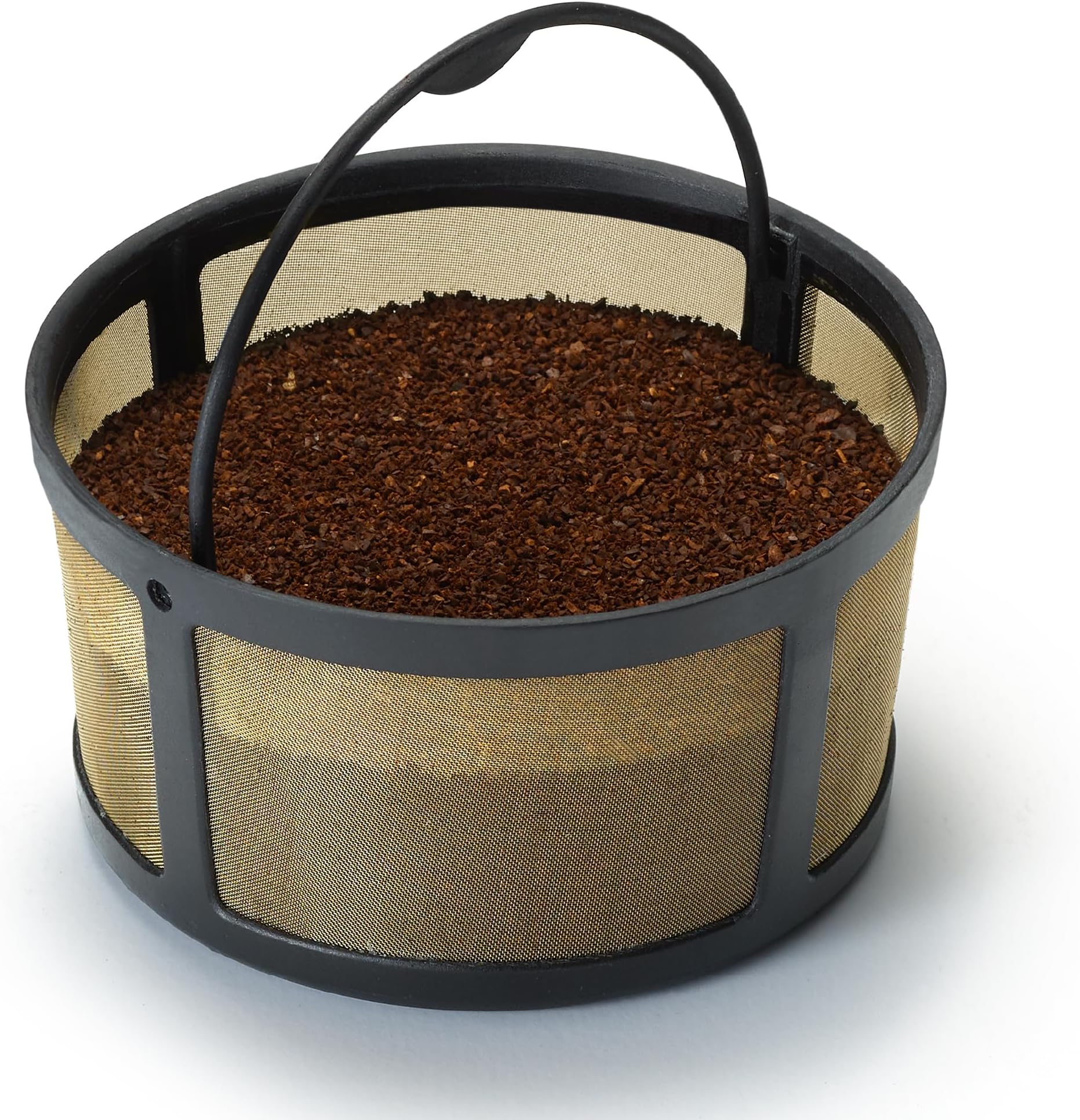 Keurig Reusable Mesh Ground Coffee Filter, Compatible with K-Duo Essentials and K-Duo Brewers only, Eco-Friendly Way to Brew a Carafe, Gold Tone Mesh