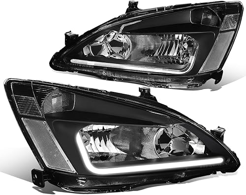 DNA Motoring HL-LB-HA03-BK-CL1  Juego de faros delanteros para lado del chofer y acompañante