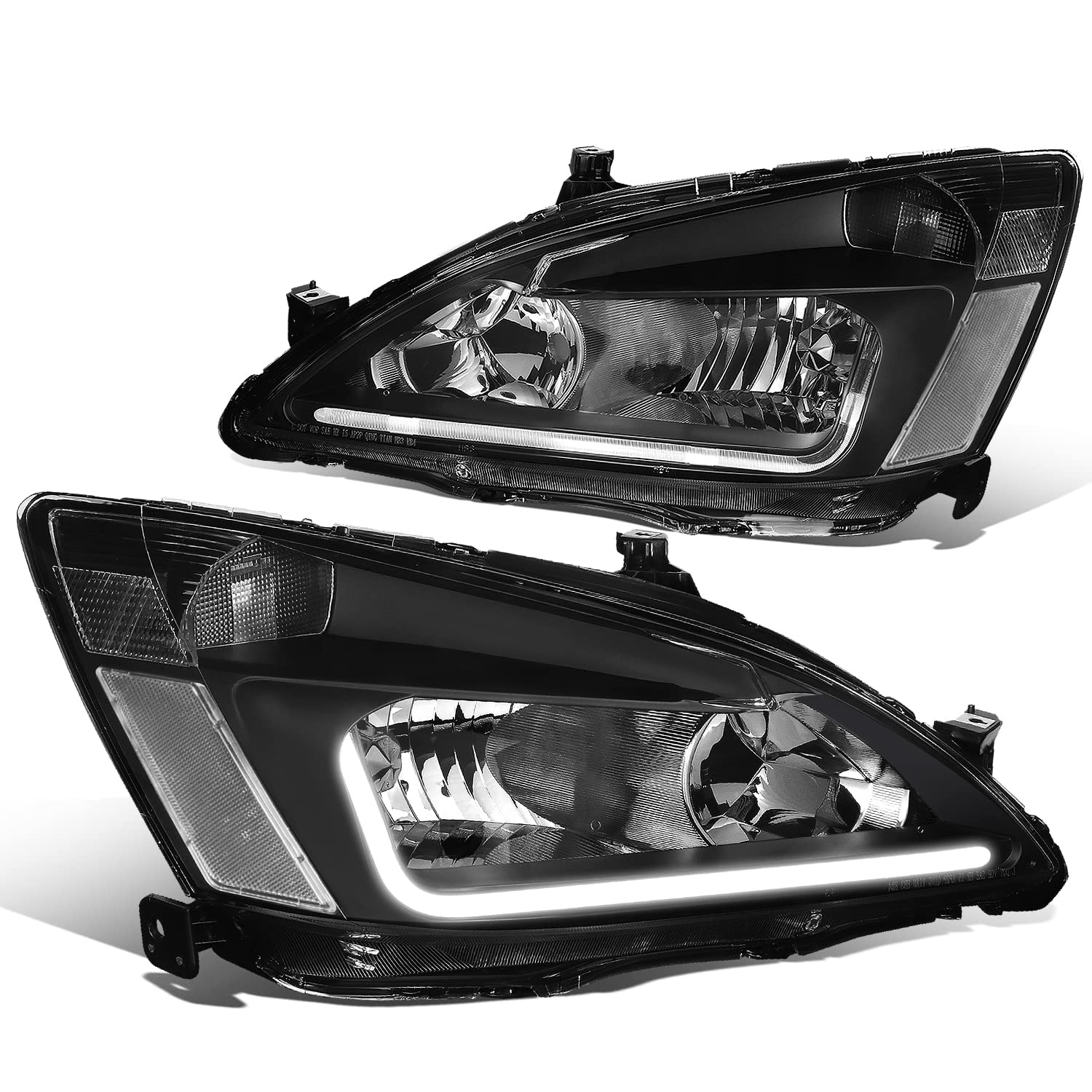 DNA MOTORING HL-LB-HA03-BK-CL1 Headlight (Driver & Passenger Side)