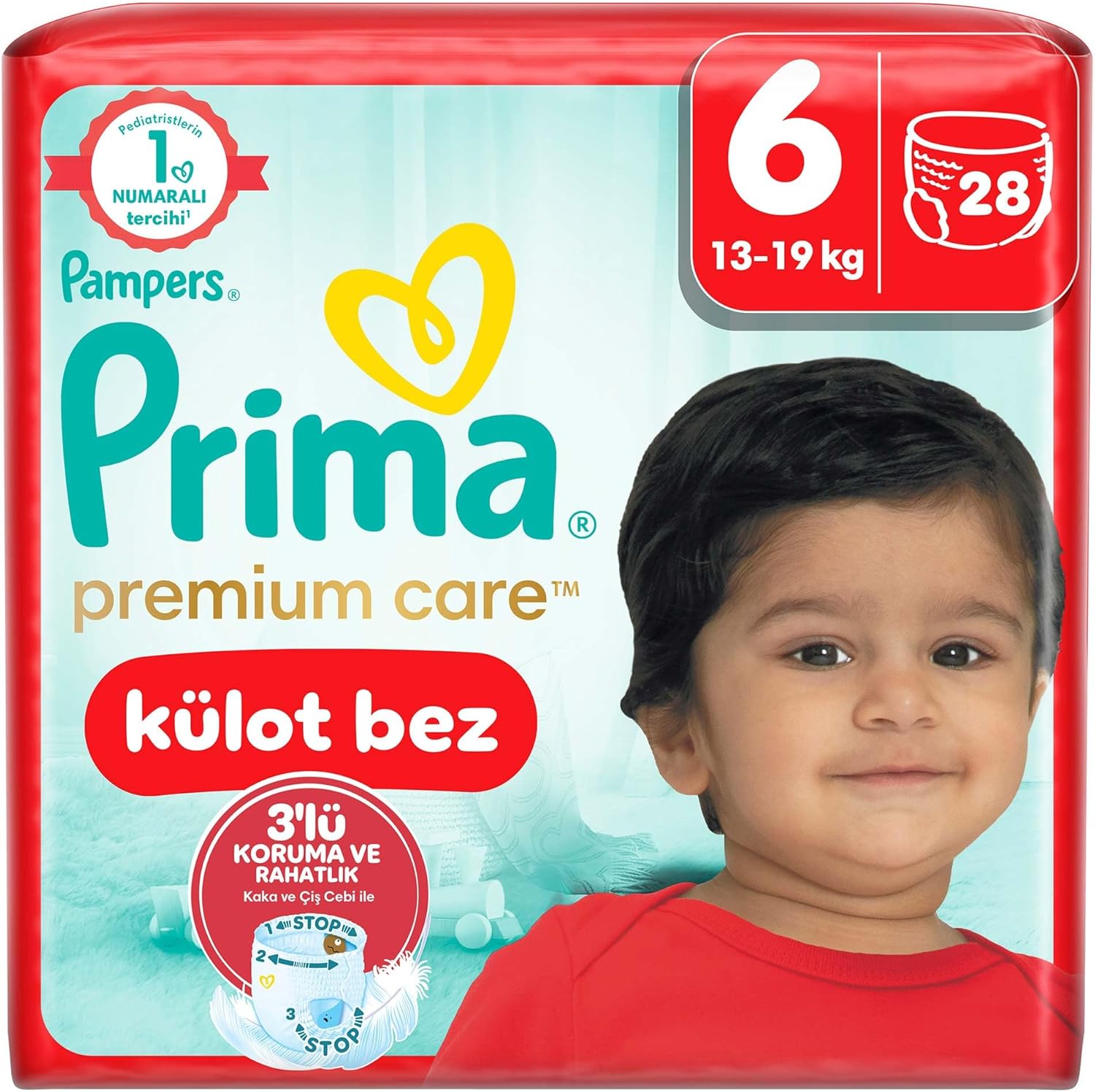 Prima Külot Bebek Bezi Premium Care 6 Numara 28 Adet