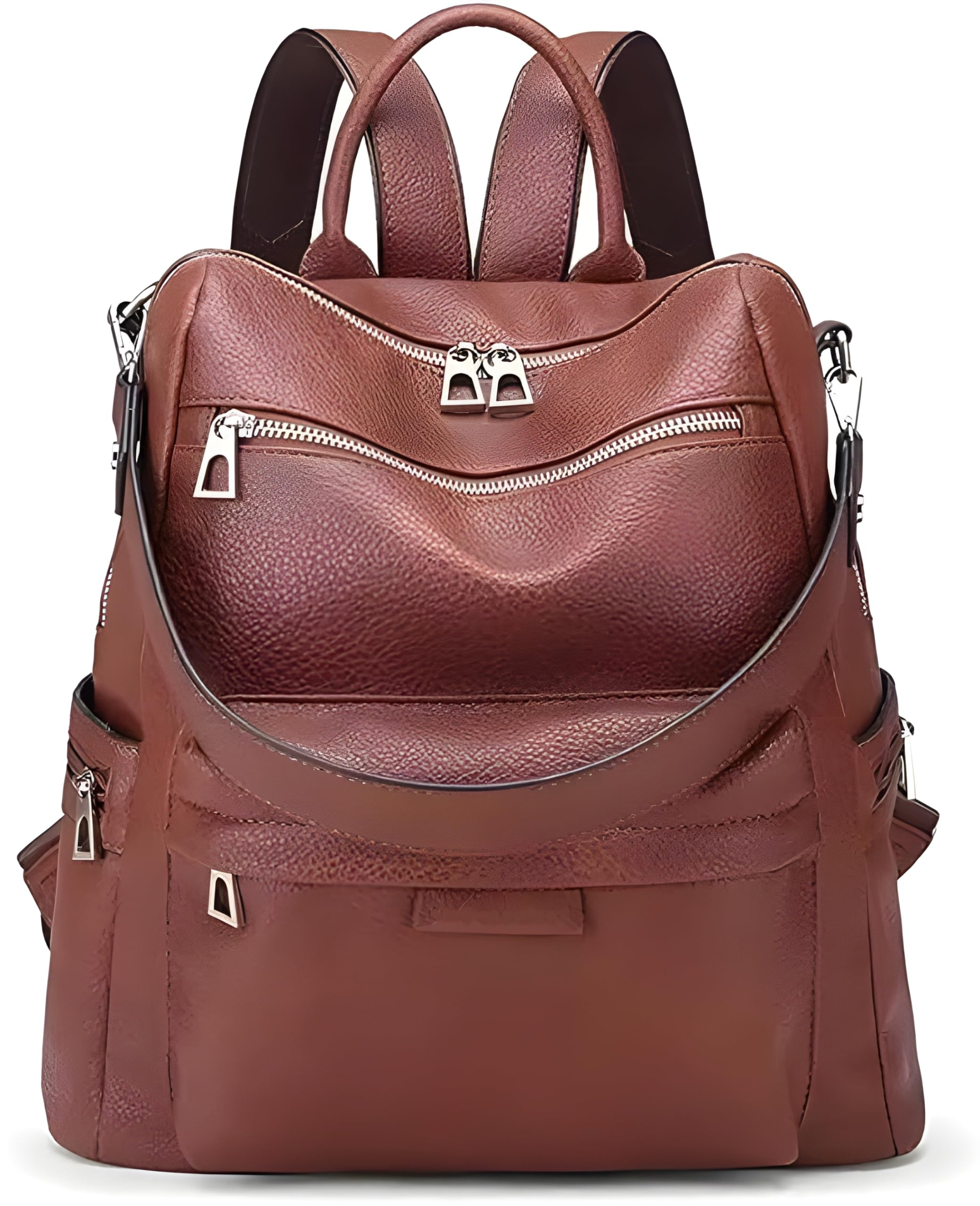 AKSUTI Womens Fashion Backpack Purse Multipurpose Design Convertible Satchel Handbags Shoulder Bag Travel bag (Brown) (B0CLPM9JL4) Amazon Price History, Amazon Price Tracker