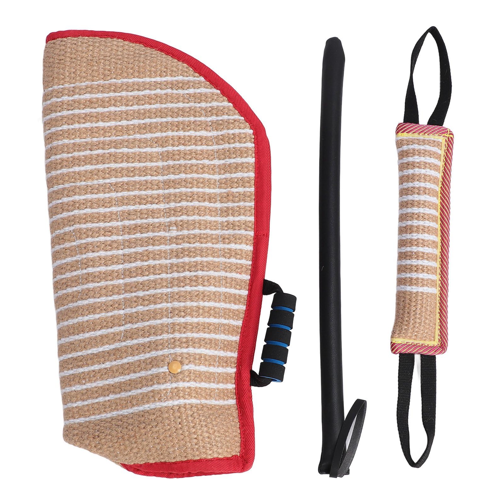Vomeko 3 in 1 Dog Training Set Professional Bite Sleeve Agitation Stick Tug Toy for K9 Malinois German