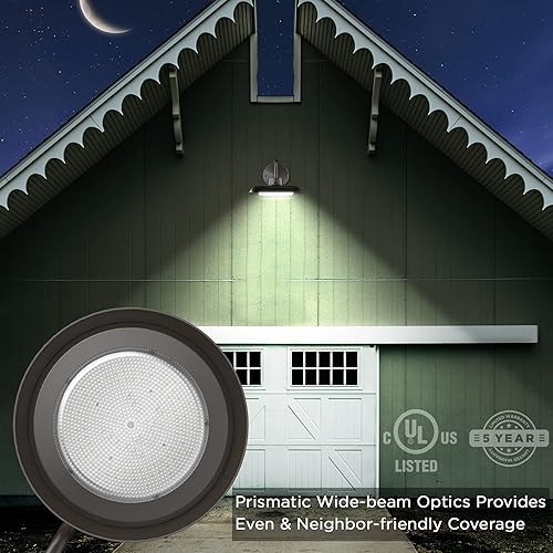 Miniatura 5 de Luz LED de 35 W con cuello de cisne de 8 pulgadas, luz de pared de granja al aire libre con poste de fotocélula del atardecer al amanecerluz de área