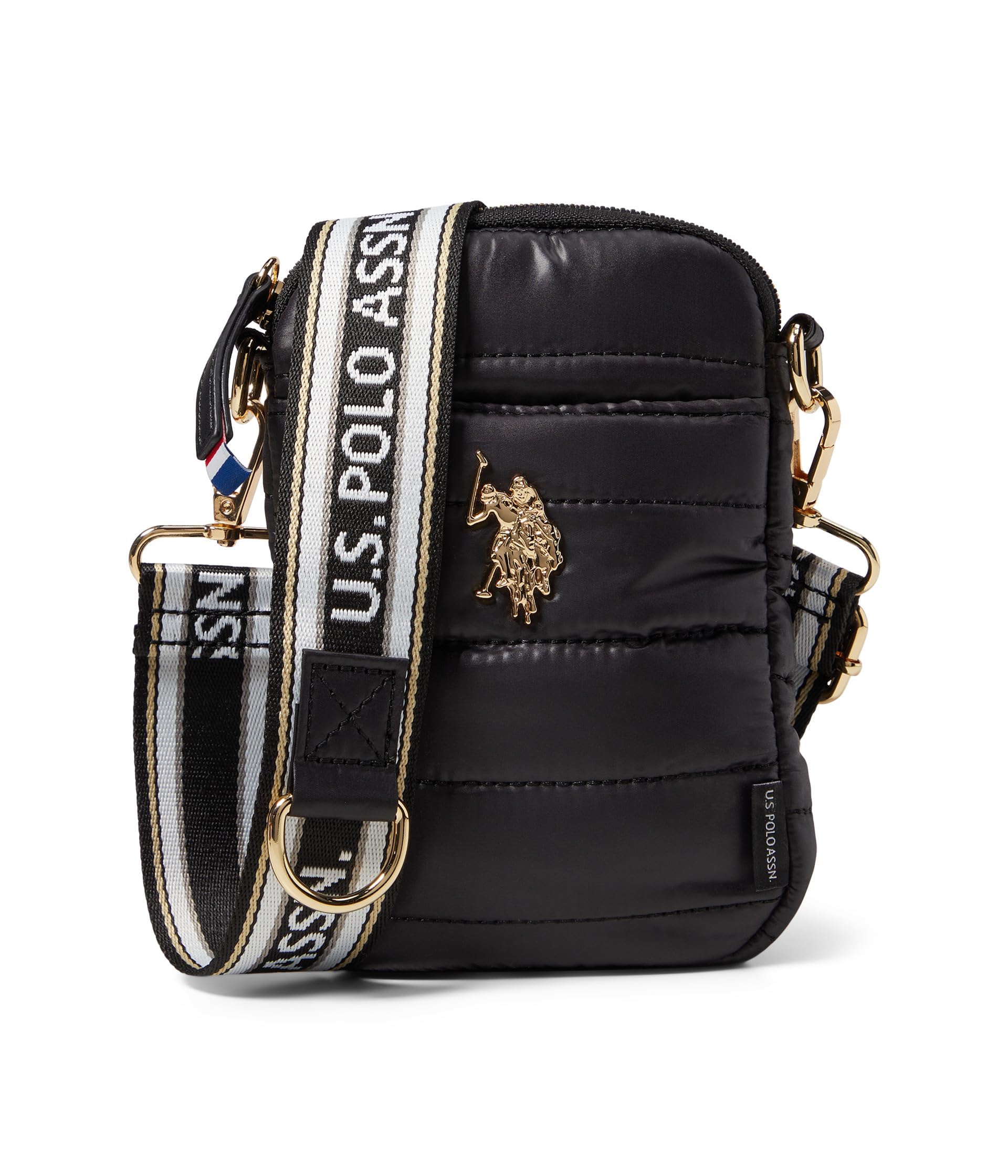 U S Polo Assn Quilted Nylon Cell Phone Crossbody Desertcart