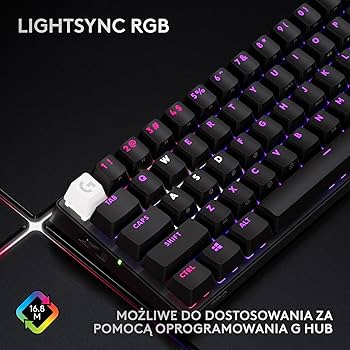 Logitech G PRO X 60 LIGHTSPEED, bezprzewodowa klawiatura do