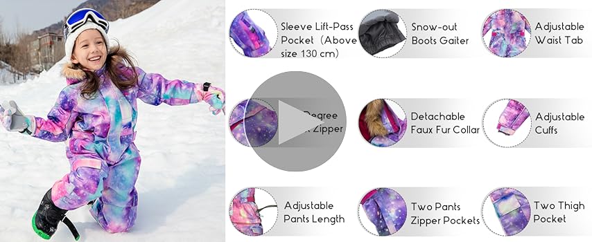 Amazon.com: Bluemagic Little Kid's One Piece Overall Snowsuits Ski Amazon.com: Bluemagic Little Kid's One Piece Overall Snowsuits Ski