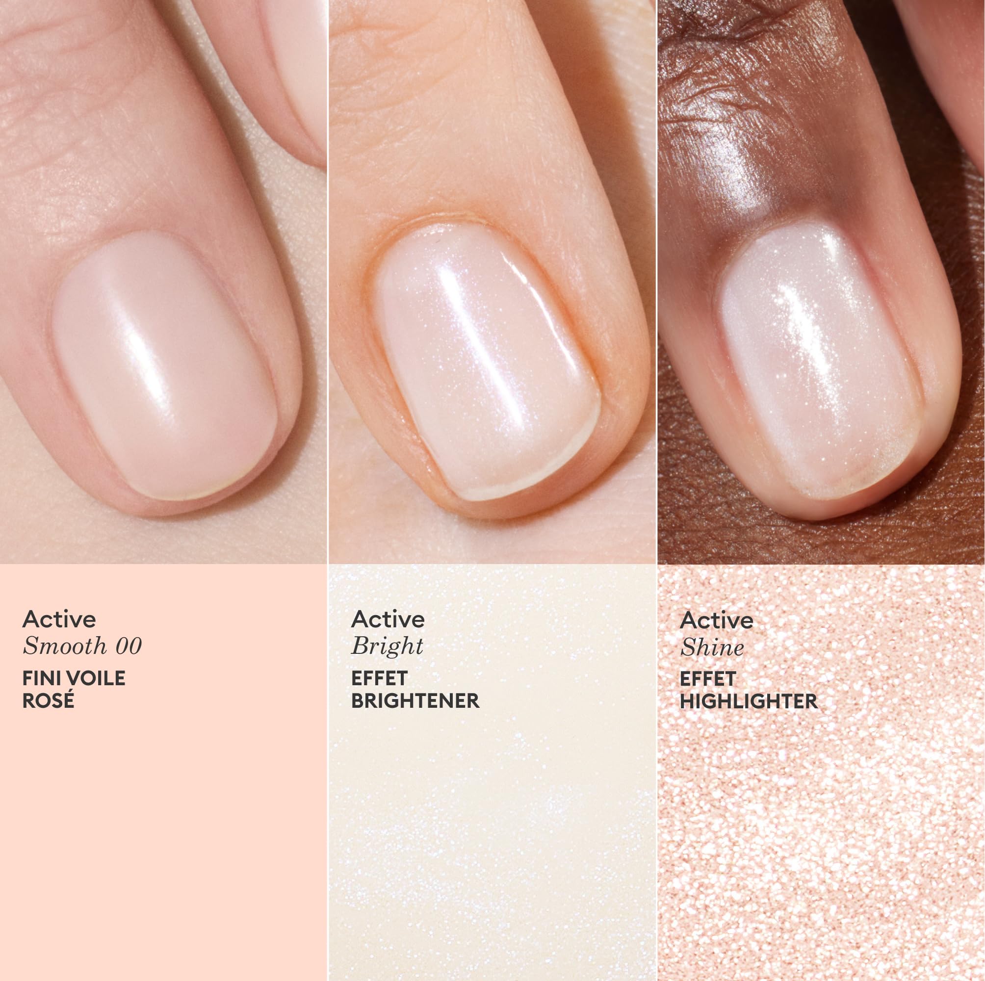 Manucurist Active Trio Active Smooth00, Active Shine, Active Bright | Trio Active Vernis à Ongles Soin Renforcement Ongles Vernis Durcisseur Ongle Vegan & Made in France