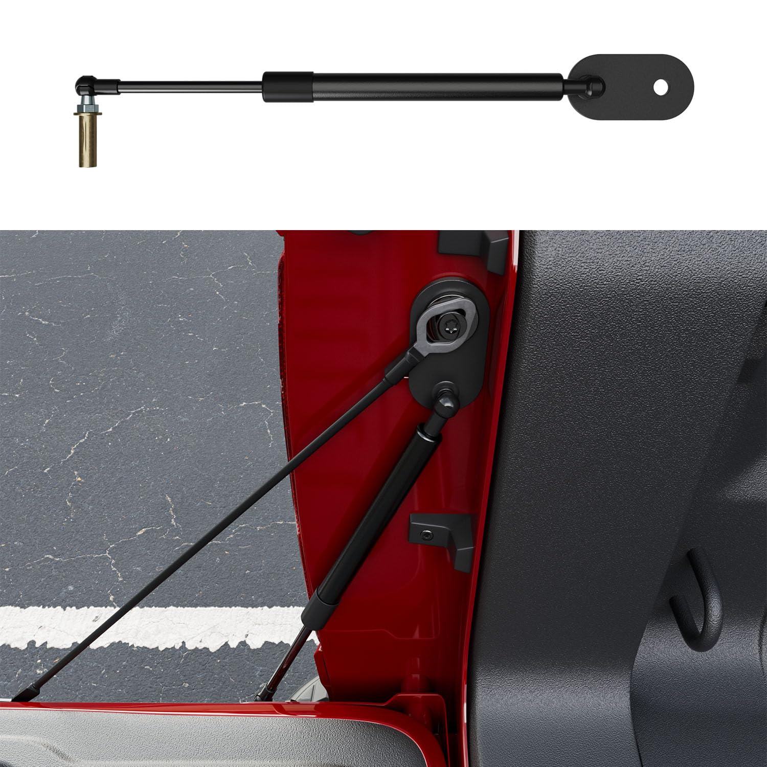 Truck Tailgate Assist Compatible with 2009-2025 Dodge RAM 1500 Tailgate Shock Damper Shock Strut Replacement for 2009-2025 Dodge RAM Accessories