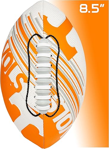 Miniatura 123 de Franklin Sports NCAA - Mini balón de fútbol juvenil - 8.5 pulgadas SPACELACE textura de fácil agarre, perfecto para niños