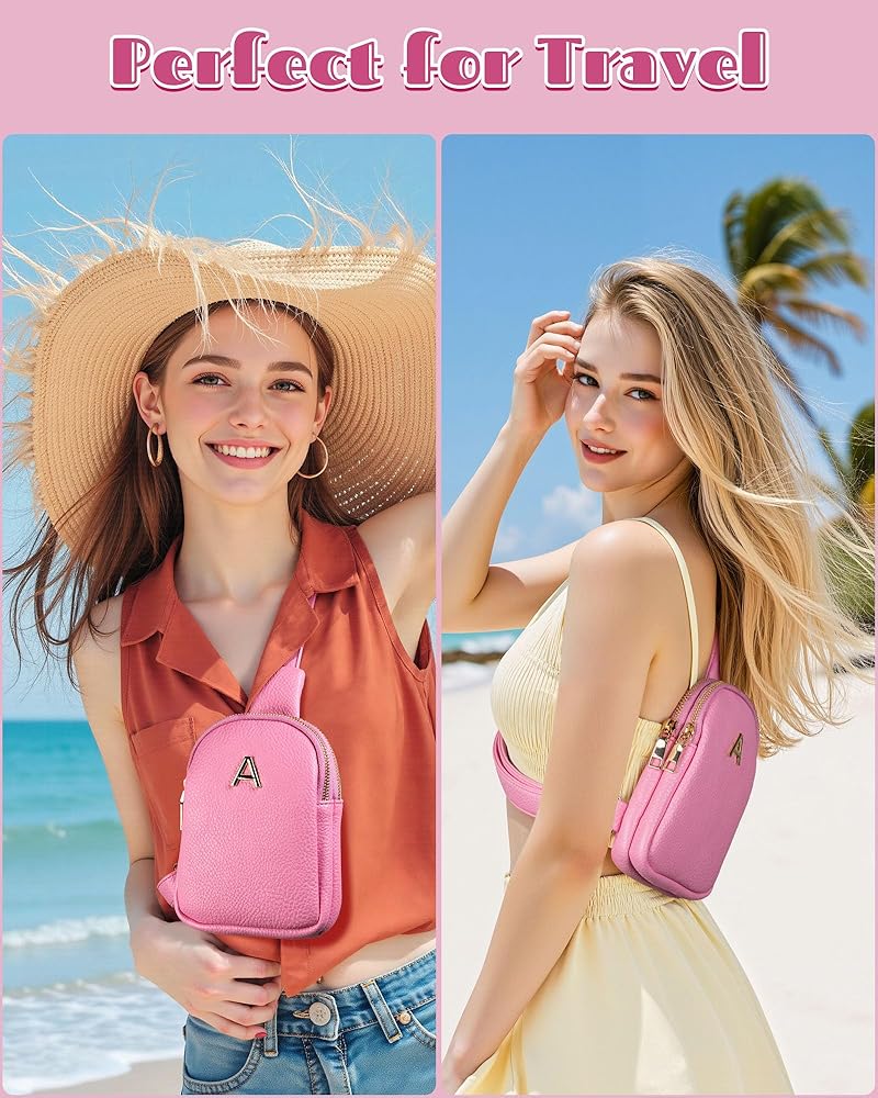 ピンクスリングバッグ 333刺繍 Amazon.co.jp: 女の子用スリングバッグ。, フラワーピンク, M