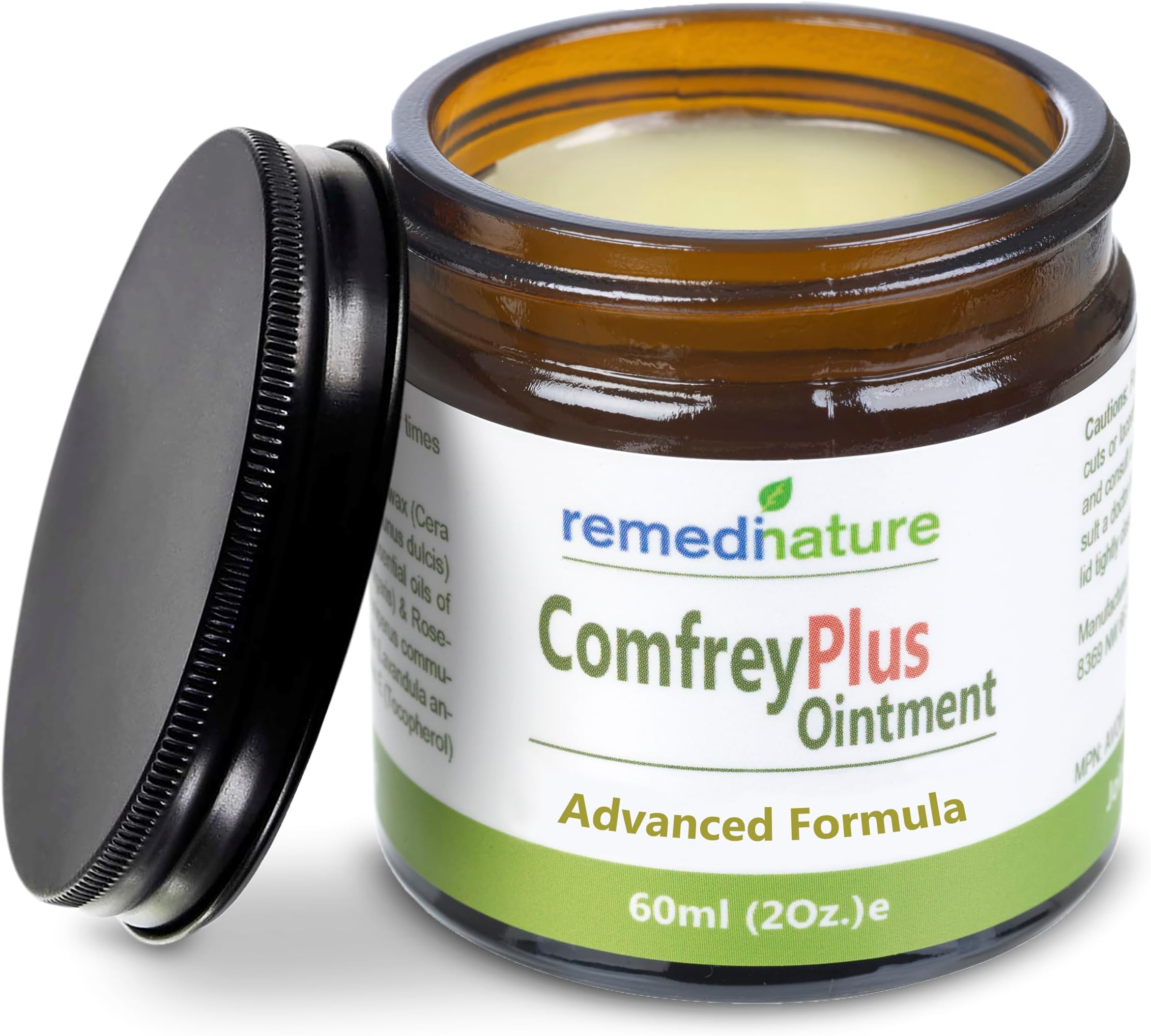 Comfrey Plus Ointment, Natural Body Muscle Joint Skin Balm, 2 Ounce