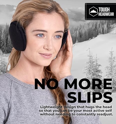 Miniatura 5 de Orejerascalentadores de oreja de tela polar, de estilo por detrás de la cabeza, orejeras de invierno para hombres y mujeres