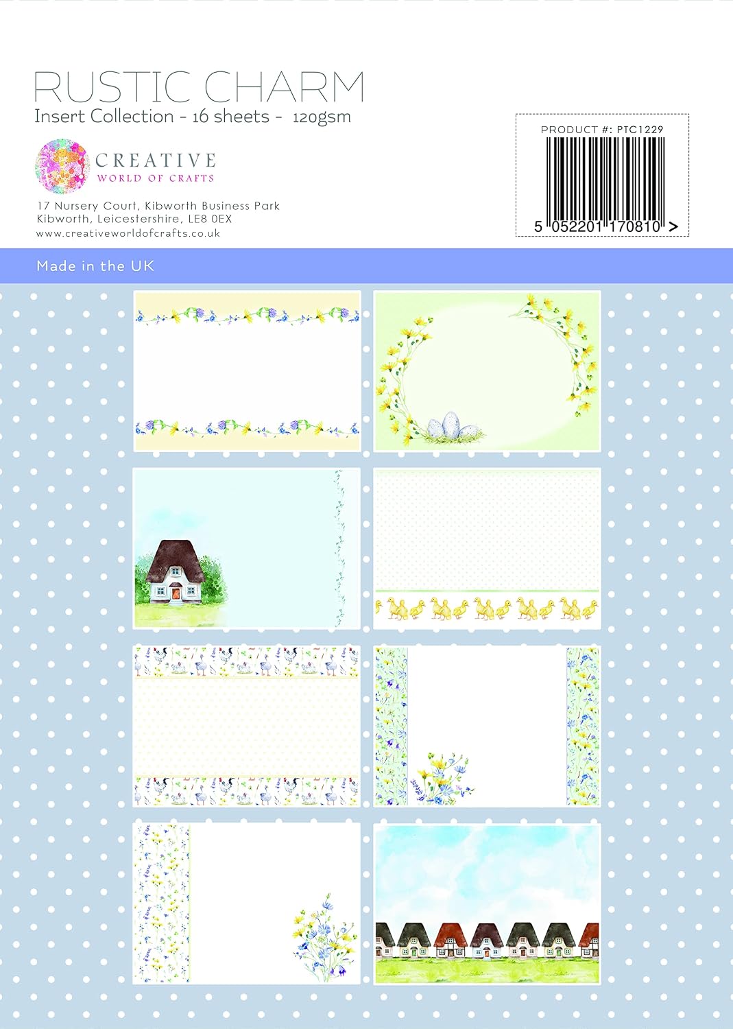 The Paper Tree - Rustic Charm - Insert Collection, Multicoloured, A4 - Image 3