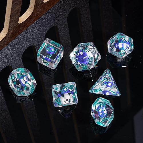 Miniatura 26 de UDIXI - Juego de dados poliédricos DND; juego de dados para Dungeons & Dragons, dados de calavera para DND, RPG, MTG y otros juegos de mesa