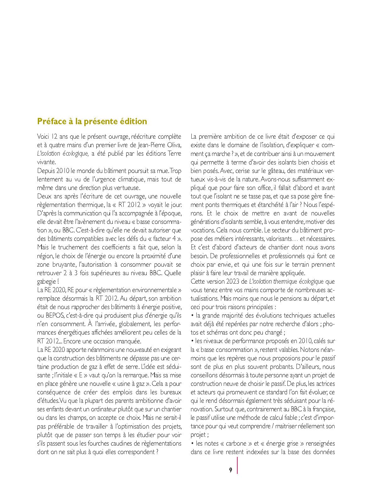 L'isolation thermique écologique - Nouvelle édition