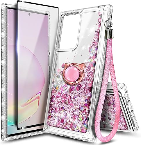 Miniatura 157 de NGB Supremacy Funda compatible con Samsung Galaxy S22 Plus (5G de 6.6 pulgadas) con protector de pantalla (cobertura máxima, TPU flexible), soporte