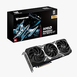 Predator BiFrost AMD Radeon RX 9070 XT Overclocking Graphics Card | 16GB GDDR6 (640 GB/s | 20 Gbps Memory Speed) | Triple Predator FrostBlade 4.0 Ringed Fans | 1 x HDMI 2.1a & 3 x DisplayPort 2.1