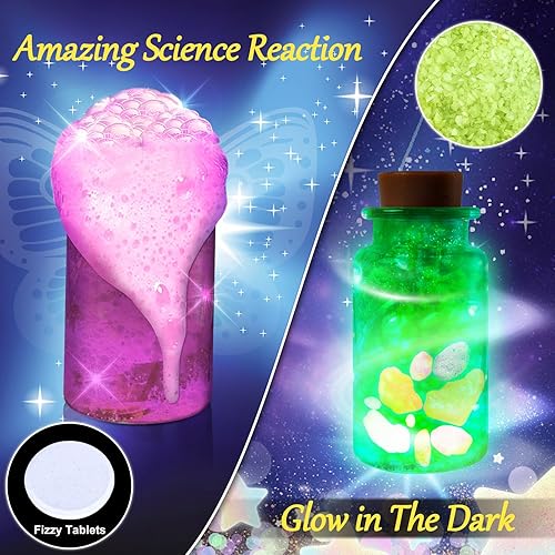 Miniatura 3 de JOPSHEEN Kit de manualidades de pociones de hadas para niños, kit de fabricación de pociones, 20 pociones de hadas, juguete de ciencia de pociones