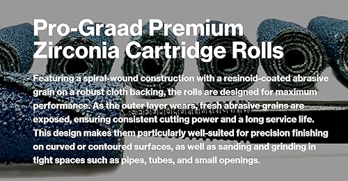 Miniatura 5 de Kit de lijadora de rollo en espiral de 50 piezas con cartucho abrasivo de circonia, mini cono y cilindro para metal, madera, acero inoxidable,