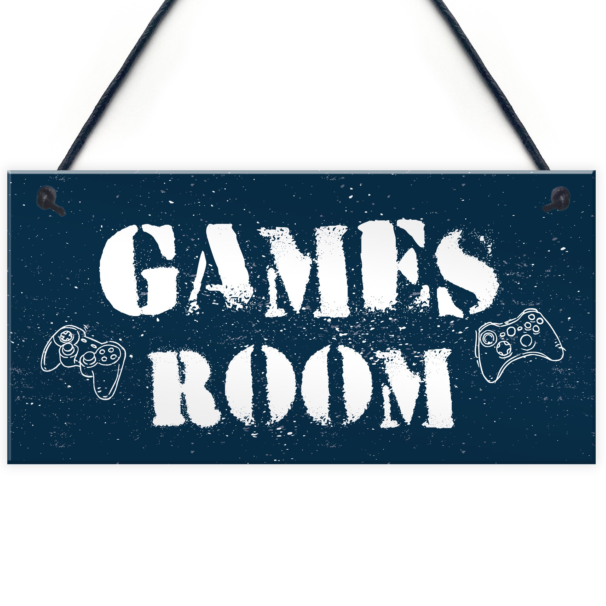 Red Ocean Gift For Him Games Room Man Cave Hanging Plaque Boys Bedroom Plaque Sign Gift For Son Husband