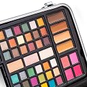 Vokai Makeup Kit Gift Set - Travel Case 41 Eye Shadows 4 Blushes 5 Bronzers 7 Body Glitters 1 Lip Liner Pencil 1 Eye Liner Pencil 2 Lip Gloss Wands 1 Lipstick 5 Concealers 1 Brow Wax 1 Mirror gallery image