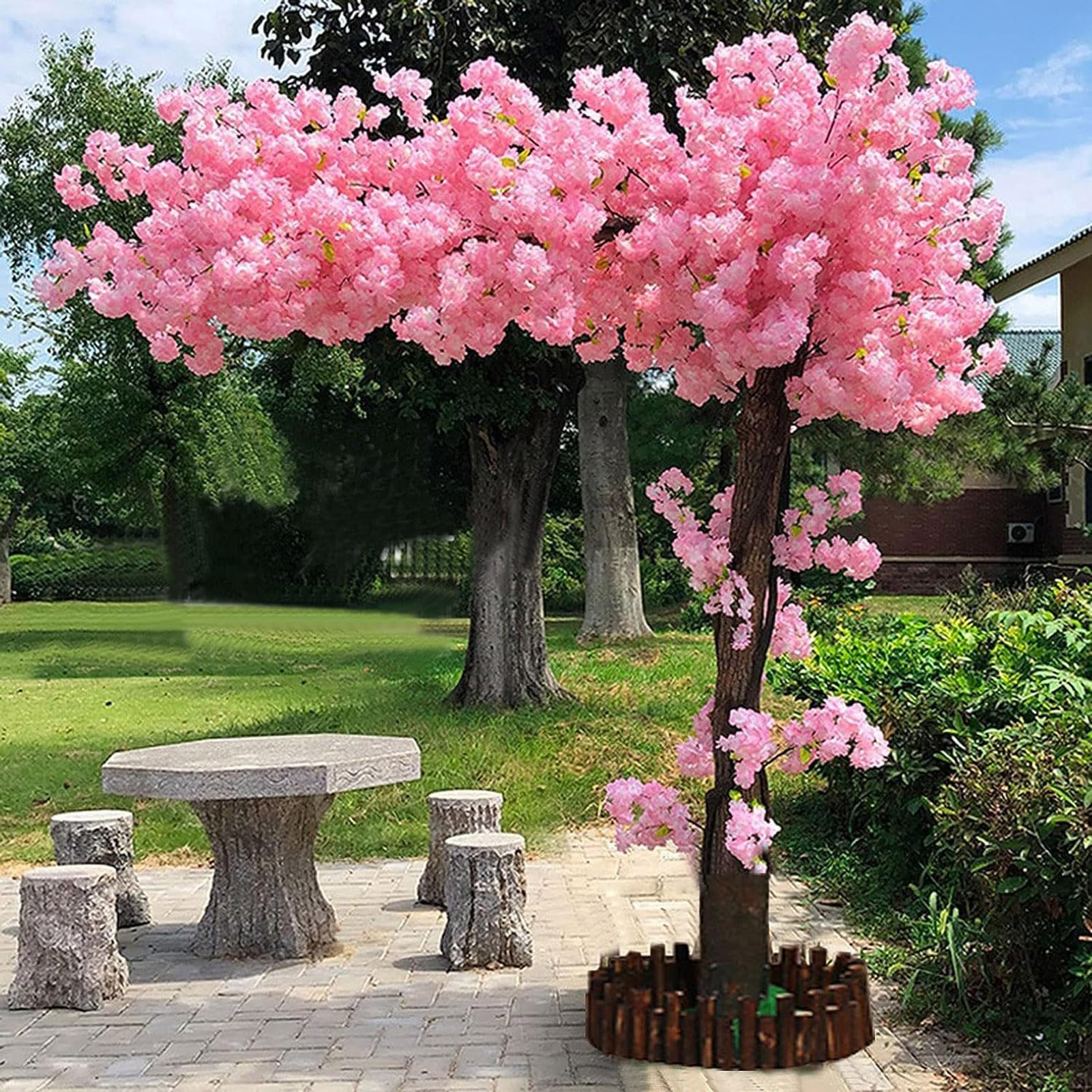 Cerisier artificiel 1.5x1.5M grand sakura tree intérieur extérieur pour mariage