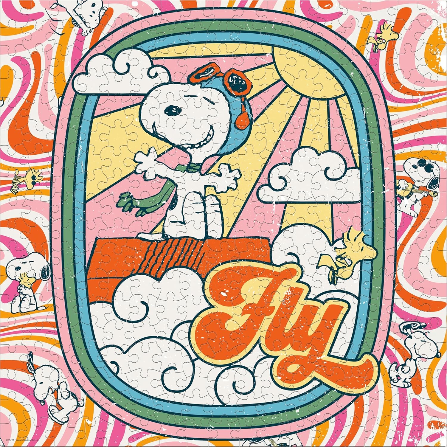 Amazon.com: Ceaco - Peanuts - Snoopy Fly - 300 Oversized Piece