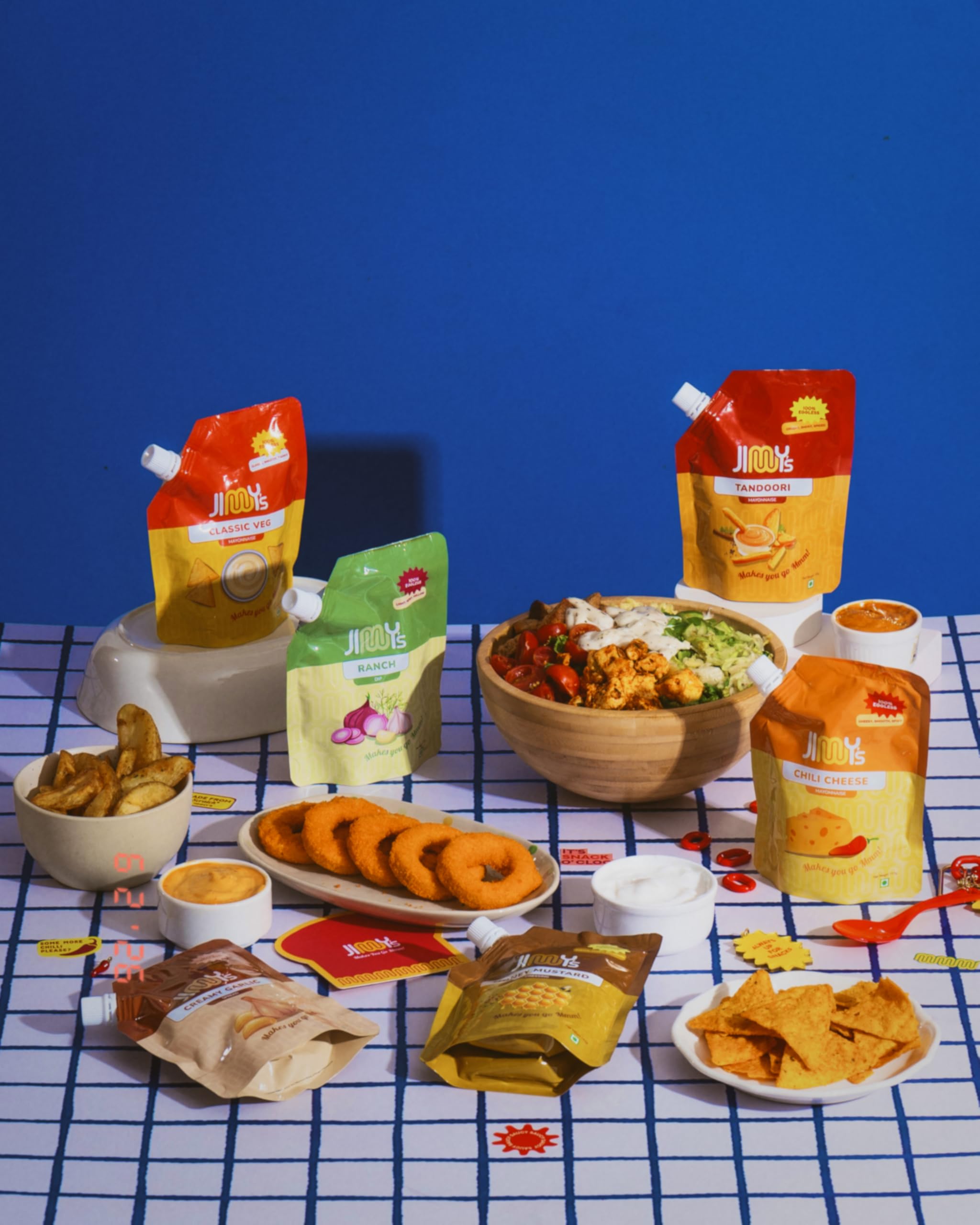 mayoページ Jimmy's The Big MMM Combo pack of 6 | Classic Veg Mayo, Chili