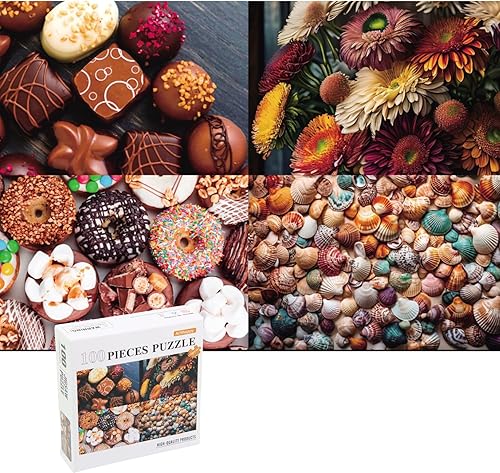 Rompecabezas de 100 piezas, rompecabezas de 100 piezas, 100 piezas, para adultos y niños, adecuado para adultos y niños (100 unidades, D0005)