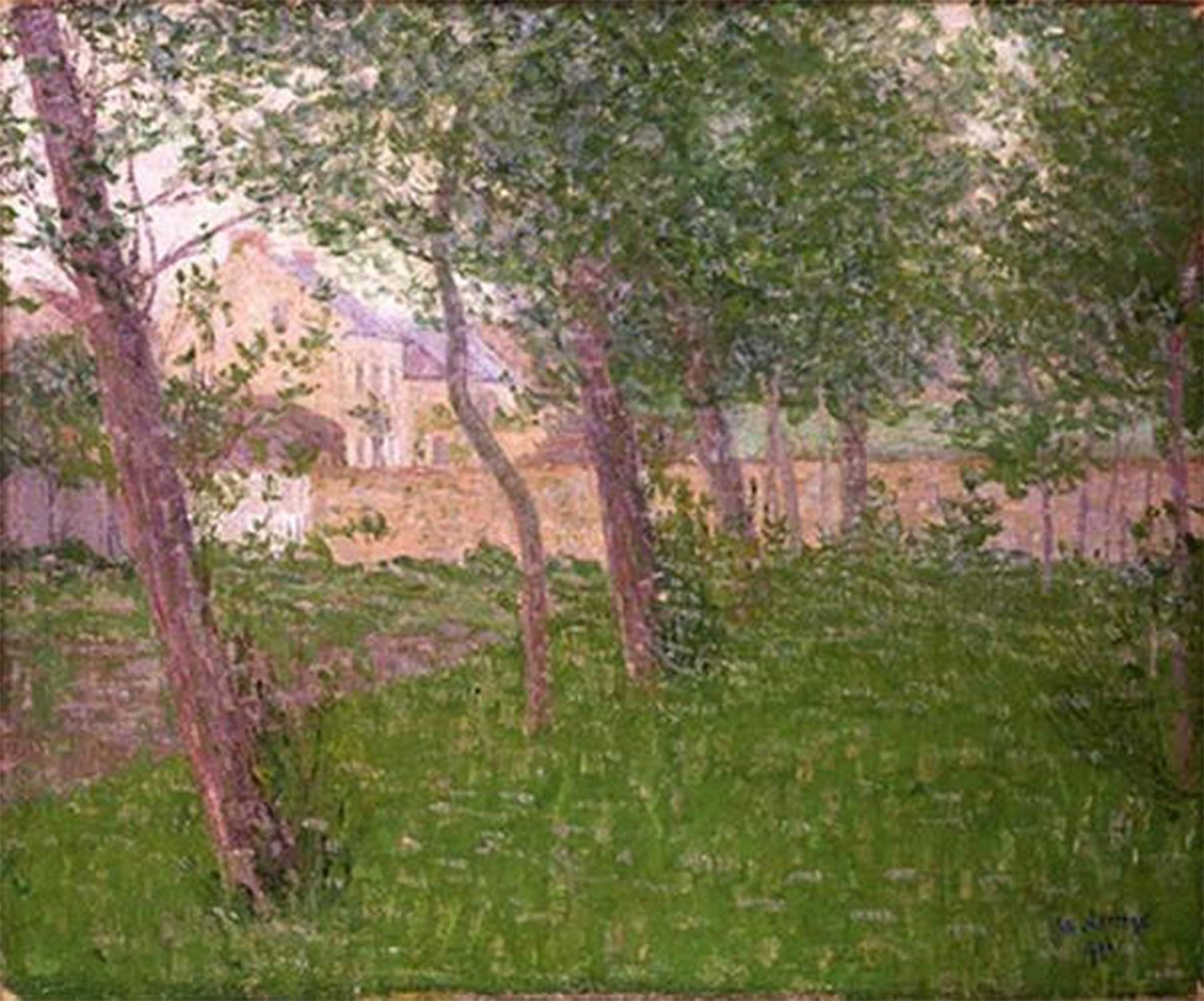 ARTXLXXBN Famous Prints Artwork Pictures Poster Painting Art the Park by Gustave Loiseau Artwork Landscape Pictures for Home Decor 60x90cm